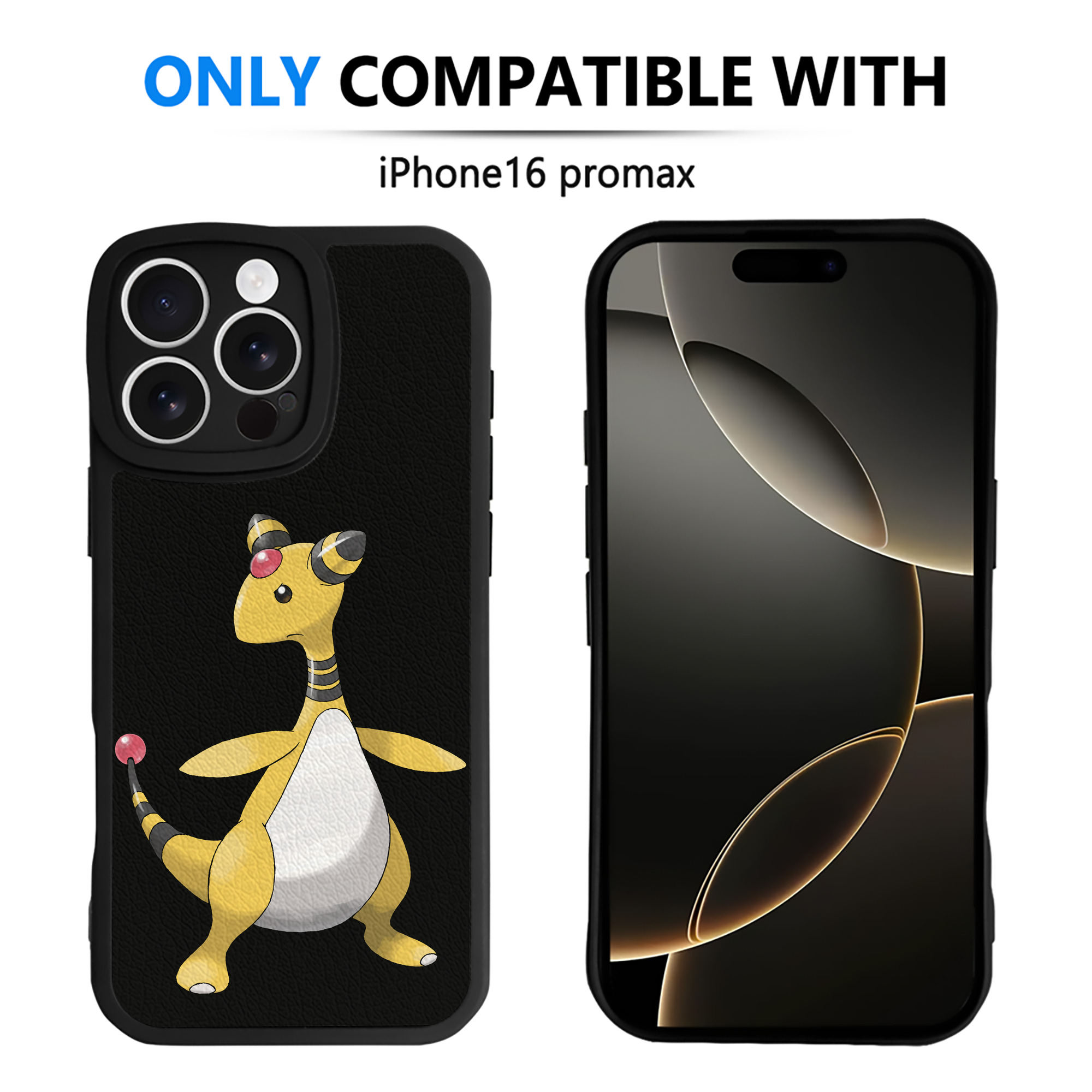 （画像用） ポケットモンスター Pokémon 【iPhone 16シリーズ対応】シリコンスマホケース（レザー調） 材質：シリコン